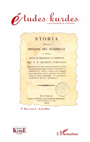 No HS I – Études Kurdes